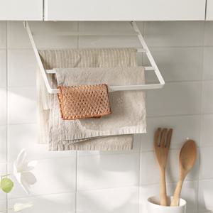 틈새 무타공 행주걸이 싱크대 접이식 행주건조대 수세미 장갑걸이