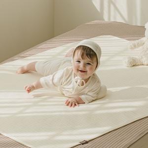 건조기 가능 유아 방수매트 슈퍼싱글 바닐라밀크
