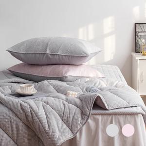 번아웃 모던 극세사x라이오셀 모달 겨울 베개커버(S)40x60/(L)50x70