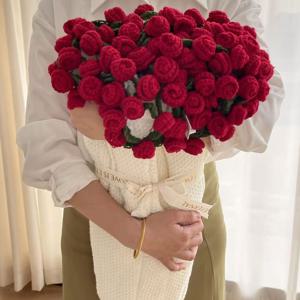 감성 꽃 담요 예쁜 니트 블랭킷 축하 선물 졸업 집들이 인테리어 소품 아기 돌잔치 무릎담요