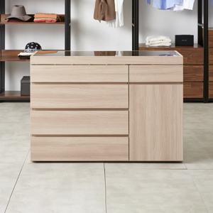 마홀앤 플롯 시스템 드레스룸 아일랜드 수납장 W1200 서랍형 애쉬