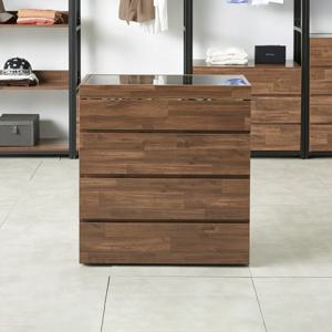 마홀앤 플롯 시스템 드레스룸 아일랜드 수납장 W800 서랍형 멀바우