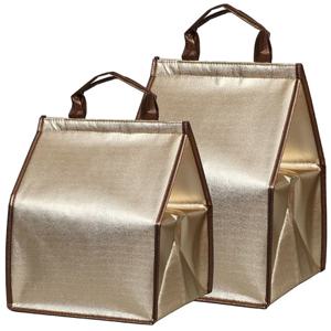 골드 보온 보냉 가방 도시락 백 아이스팩 캠핑용 미니 은박 팩