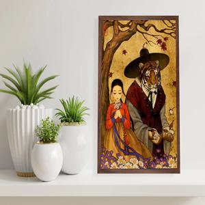 500피스 직소퍼즐 우나영 미녀와 야수 일러스트 인테리어액자 PL713