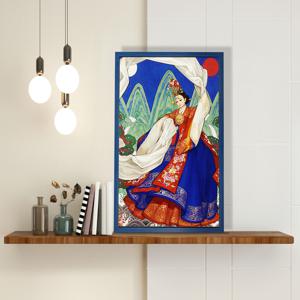 500피스 직소퍼즐 우나영 화관무 여인 일러스트 인테리어액자 PL710