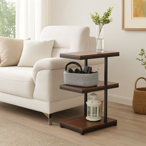 침실 슬림 침대 협탁 거실 미니 수납장 높은 사이드 원목 선반 틈새 소파 테이블