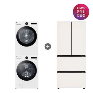 LG 세탁기건조기+LG 오브제컬렉션 김치톡톡 (FX23WA-20WQ+Z408MEEF23)