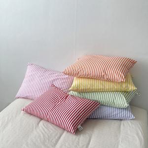 위드하이라이트 스트라이프 베개커버 사계절 패브릭 인테리어 (6colors)