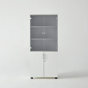 퍼스 E0 5단 유리장 사무실 책장 사무용 수납장 서재 서류 책장