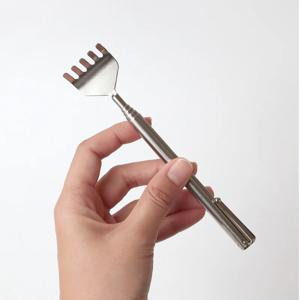 접이식 5단 길이 조절 안테나 가제트 휴대용 초경량 스테인리스 등긁개 스텐 미니 효자손