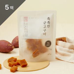 착한상점 촉촉한 군고구마 말랭이 60g*5팩