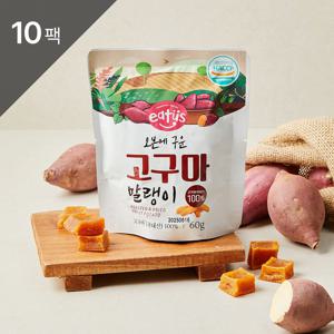 이더스 오븐에 구운 고구마 말랭이 60g*10팩