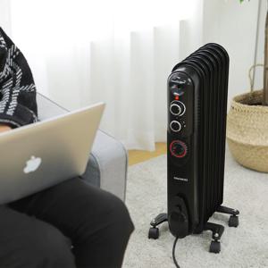 [리퍼]가정용/사무실용 프리미어 타이머장착 라디에이터 난방기 블랙에디션 5핀 SR005