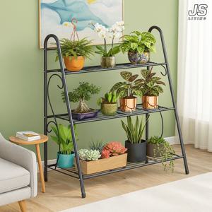 거실 다육이 화분대 화분 받침대 다이 식물 스탠드 선반 진열대 철제 베란다 3단 정리대