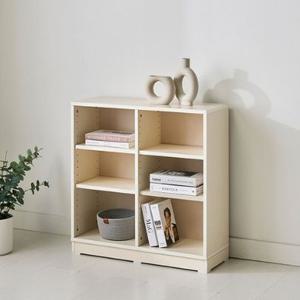 EO등급 키높이 낮은 3단 6칸 오픈형 선반책장(800 2컬러)