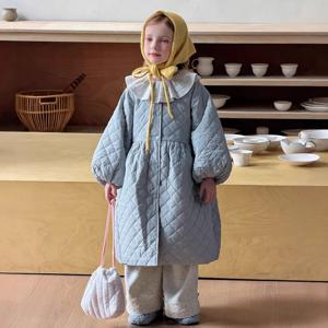 퍼프 다이아 퀼팅 롱 패딩 점퍼 R15984