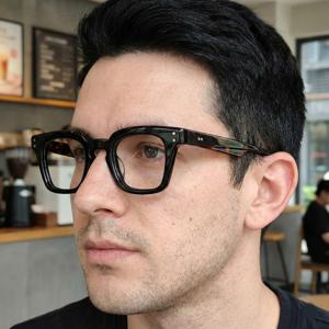 LUXEYE 명품 안경 긱시크 무테 뿔테 안경테 ZK2502