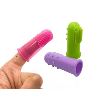 실리콘 애견칫솔 고양이 양치 이빨관리 손가락 실리콘 칫솔