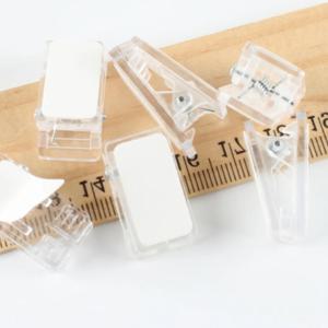 출입증 투명집게 신분증집게 학생 명찰클립 ID 카드 클립 명찰고리