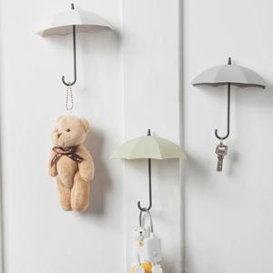 귀여운 우산모양 인테리어 벽후크 3set 다용도 걸이