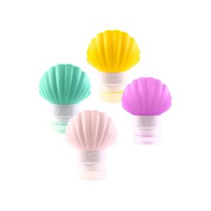 실리콘 조개 튜브 공병 소분 여행용 화장품 립밥 치약 용기