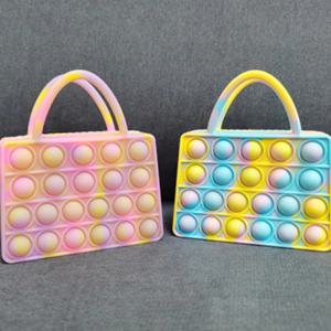 유니크 디자인 뽁뽁이 장바구니 미니 가방 파우치 푸시팝 장난감