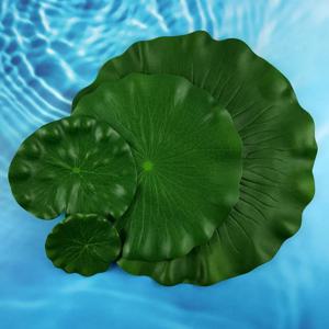 수족관 리얼 연잎 장식 10CM 물고기 은신처 연잎 테라리움 만들기 조화