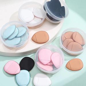 화장 수정용 미니퍼프 랜덤 컨실러 핑거 퍼프 휴대용 파운데이션 쿠션