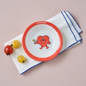 러브투게더 멜라민 앞접시 러브