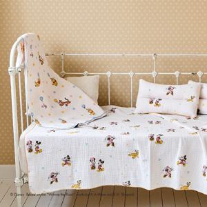 디즈니 소프트 순면 핀코트 거즈 블랑켓 90*130