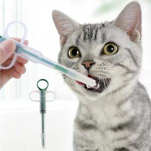 반려동물 영양제 알약 주입기 강아지 고양이 약먹이기 주사기 그린