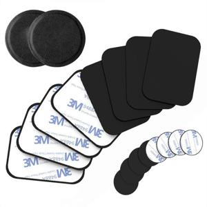 마그네틱 철판 차량용 메탈 플레이트 자석 휴대폰 거치대 사각 원형