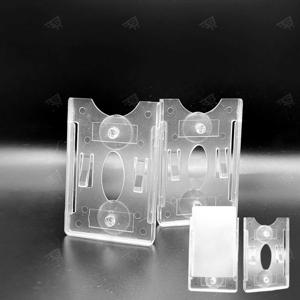 차량용 큐방 부착판 주차증 신용카드 번호판 케이스 홀더 투명