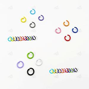 키링 만들기 연결링 가방 부자재 재료 DIY 컬러 오링 연결고리 100개