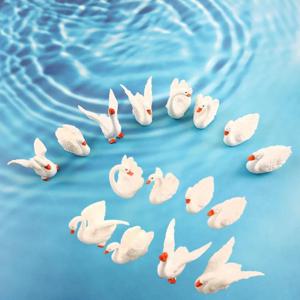 미니어처 장식 백조 모형 피규어 화분 실내 정원 꾸미기 데코 소품