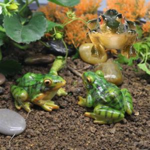 연못 정원 화분 인테리어 개구리장식 모형 청개구리 미니어처 장식
