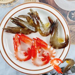 횟집 수산물 식당 음식 전시 촬영 소품 가짜 새우 미니어처 모형