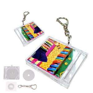 나만의 미니어처 DIY 굿즈 제작 미니 CD 키링 세트 키홀더