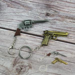키링선물 가방고리 액세서리 미니어쳐 차키 권총 열쇠고리 키홀더