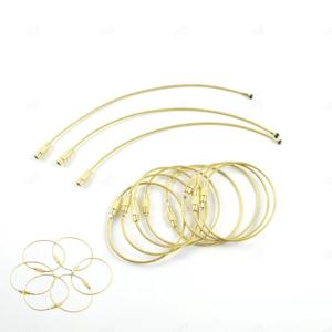 스텐 골드 와이어링 키링 부자재 가방장식 EDC 로프 키체인 고리