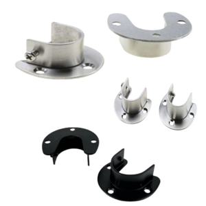 옷장 옷걸이 행거 소켓형 스테인리스 커튼봉 가구 봉 고정 받침