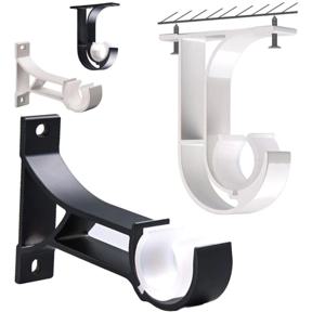 커튼 알루미늄 나사 설치 고정 인테리어 메탈 커튼봉 브라켓