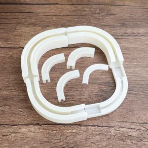 병원 옷가게 다용도 커튼 레일 코너 라운드 90도 직각 설치 커넥터