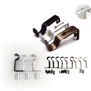 높낮이 길이조절 앤틱 커튼봉 고정 브라켓 암막커튼 설치 부자재