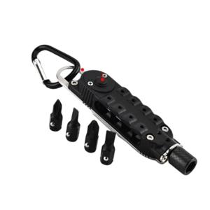 휴대용 LED 램프 카라비너 만능 미니 멀티 드라이버 툴 키링