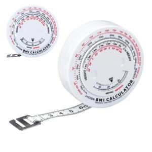 다이어트 피팅 의류 BMI 줄자 휴대용 비만도 측정 바디 지수 줄자