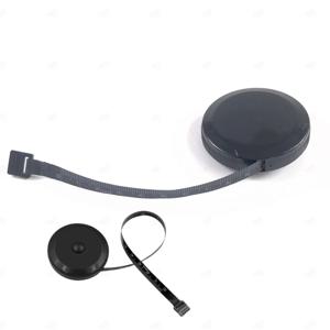 길이측정 수작업 심플 블랙 줄자 휴대용 간편 피팅 인치 패션줄자