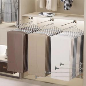 슬라이딩 옷장 옷걸이 드레스룸 바지걸이 레일 행거 옷장정리 나사포함