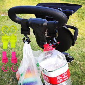 유모자 가방 쇼핑백 봉투 걸이 360도 회전 유모차 후크 고리