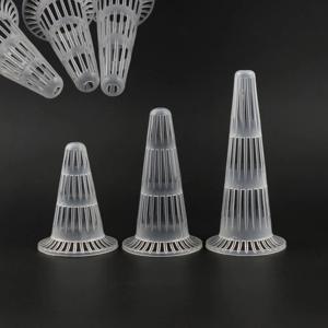 분갈이 난초용 화분 배수망 구멍 거름망 흙 유실 방지 꼬깔콘 모양